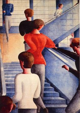 Bauhaus Stairway by Oskar Schlemmer