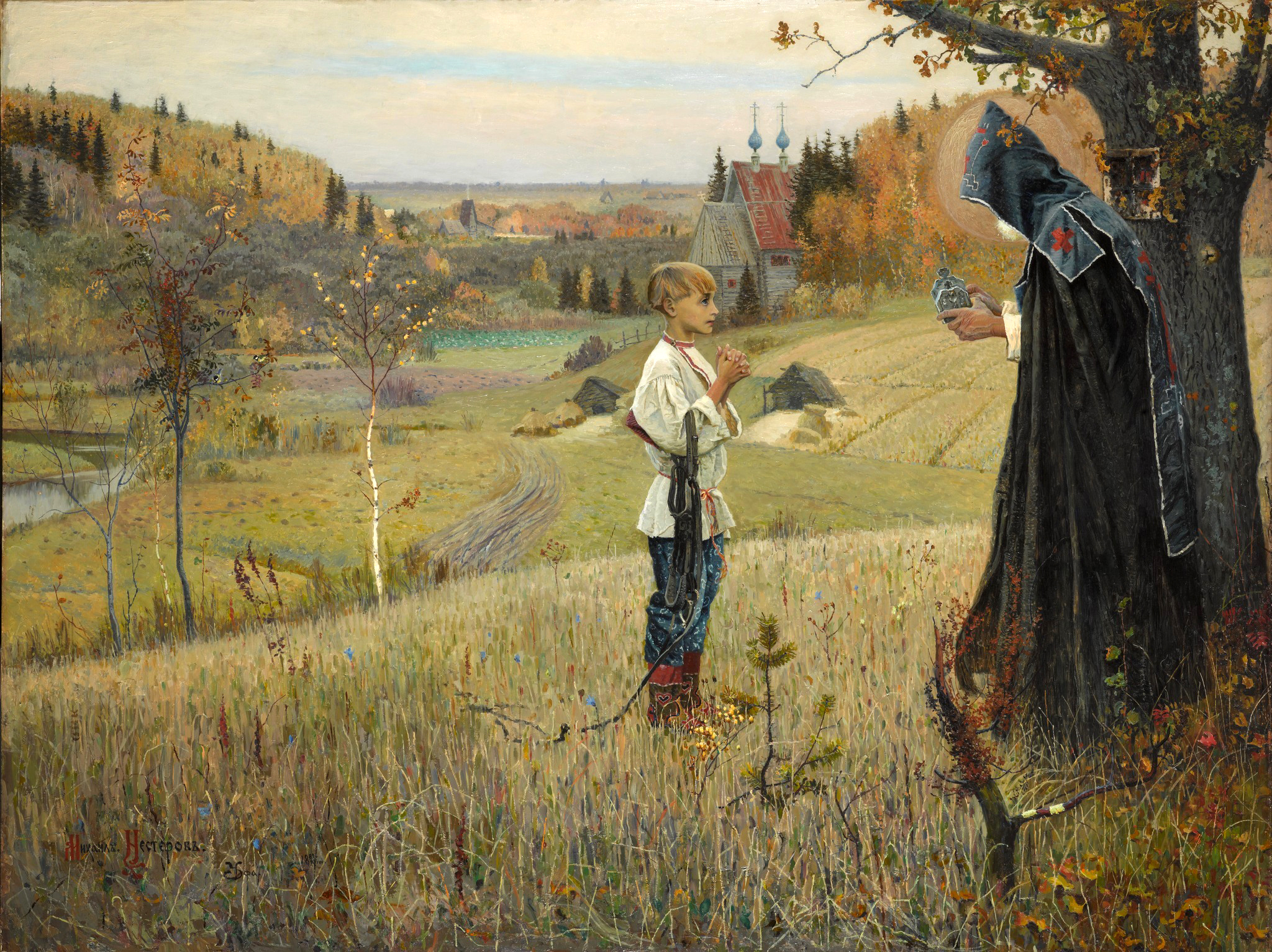 Vision of Youth Bartholomew by Mikhail Nesterov