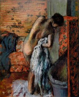 Après le bain (Femme s'essuyant) by Edgar Degas