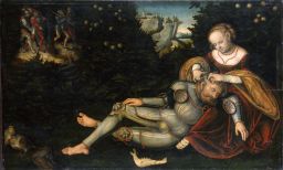 Simson und Delila by Lucas Cranach the Younger