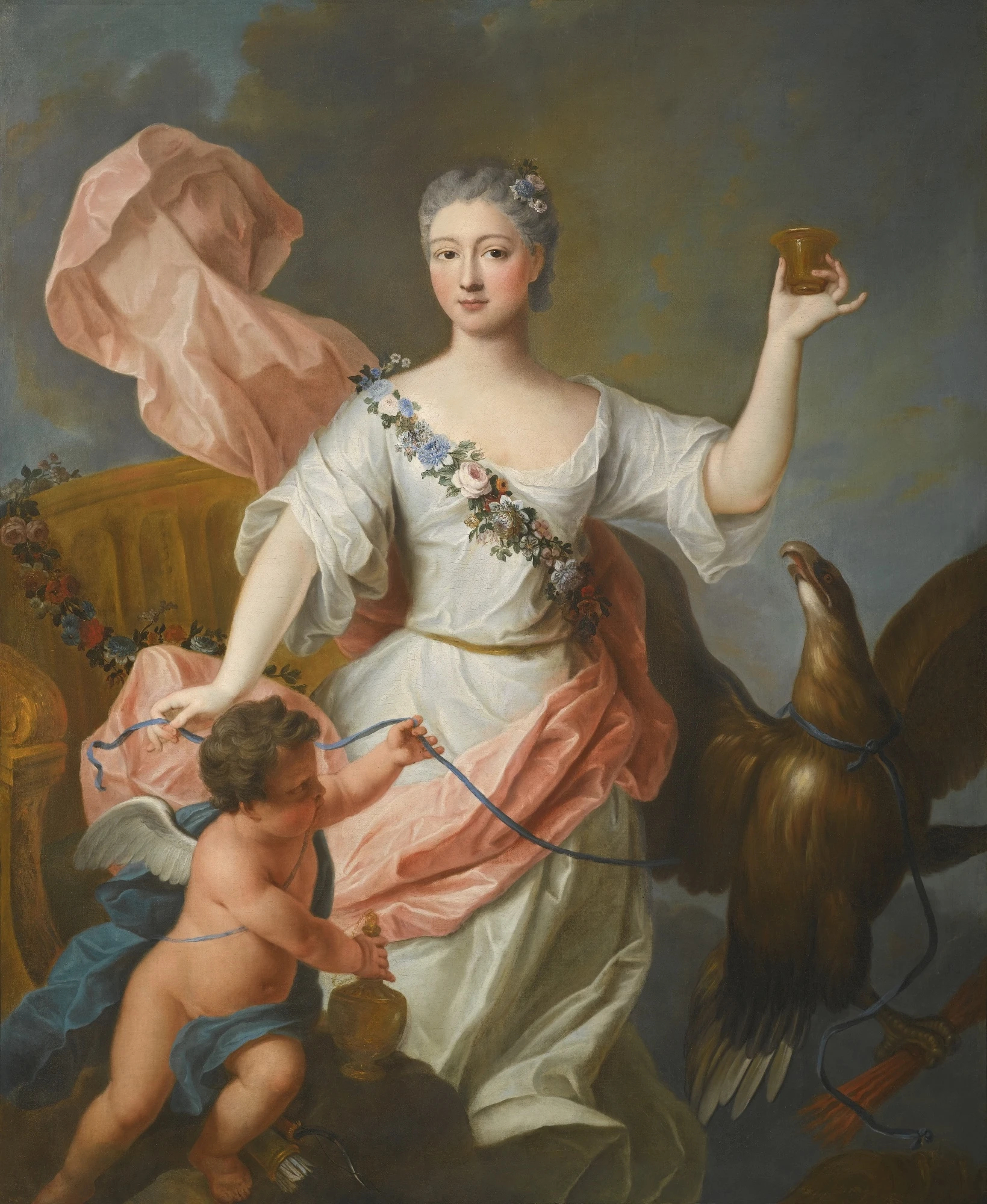 Portrait of Lady as Hebe by Pierre Gobert