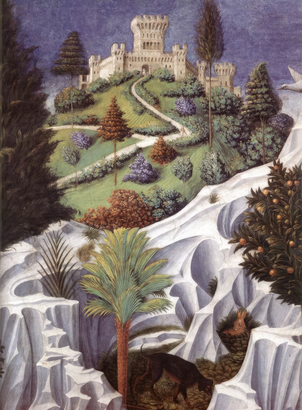 Procession of the Youngest King (detail)  by Benozzo Gozzoli