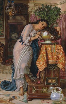 Isabella and the Pot of Basil by William Holman Hunt