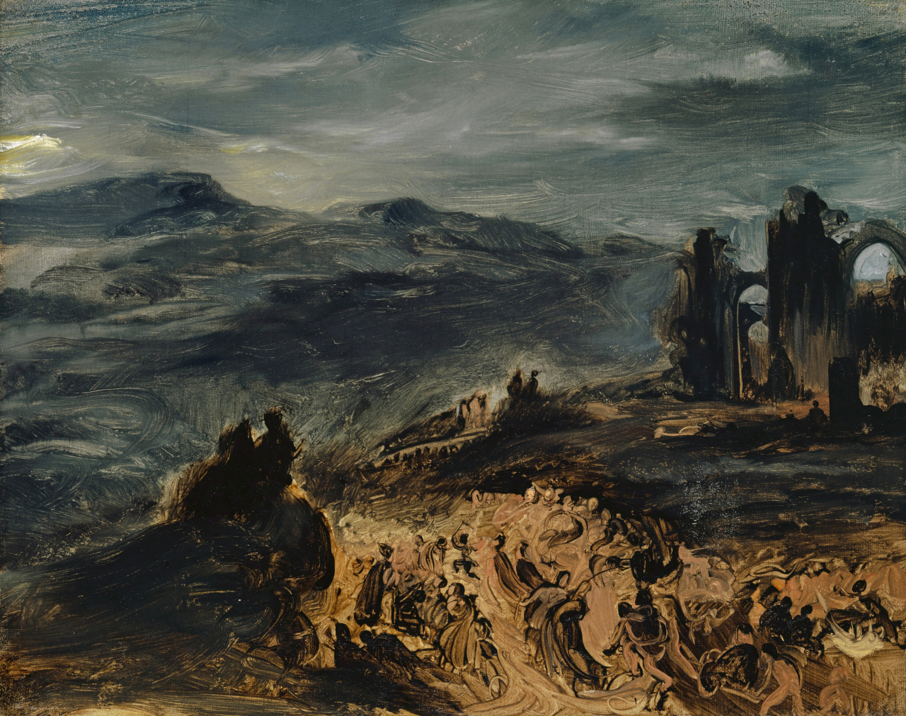 The Witches’ Sabbath by Eugène Delacroix