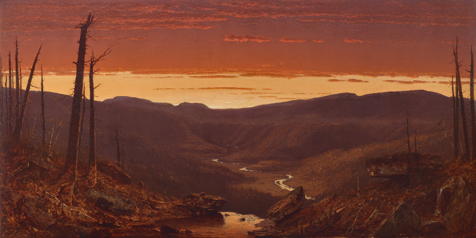 Twilight in the Catskill by Sanford Robinson Gifford