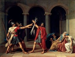 Le Serment des Horaces by Jacques-Louis David