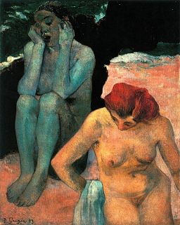 La Vie et la Mort by Paul Gauguin