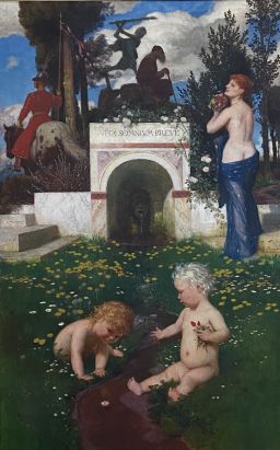 Vita somnium breve by Arnold Böcklin