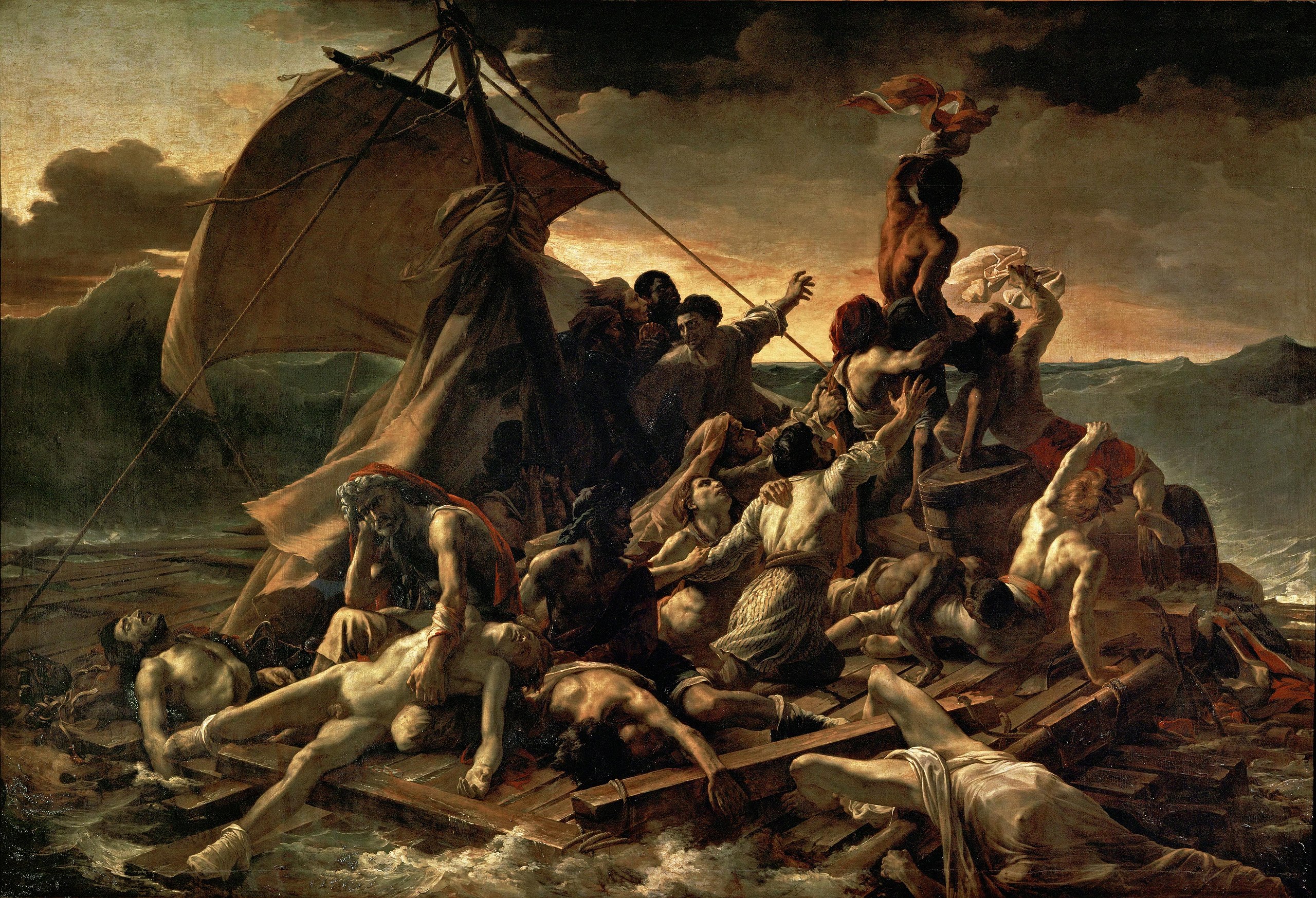 Le Radeau de La Méduse by Théodore Géricault