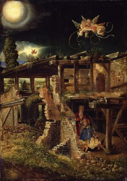 Die Geburt Christi by Albrecht Altdorfer