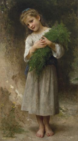 Retour des champs by William-Adolphe Bouguereau