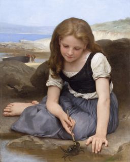 Le crabe by William-Adolphe Bouguereau