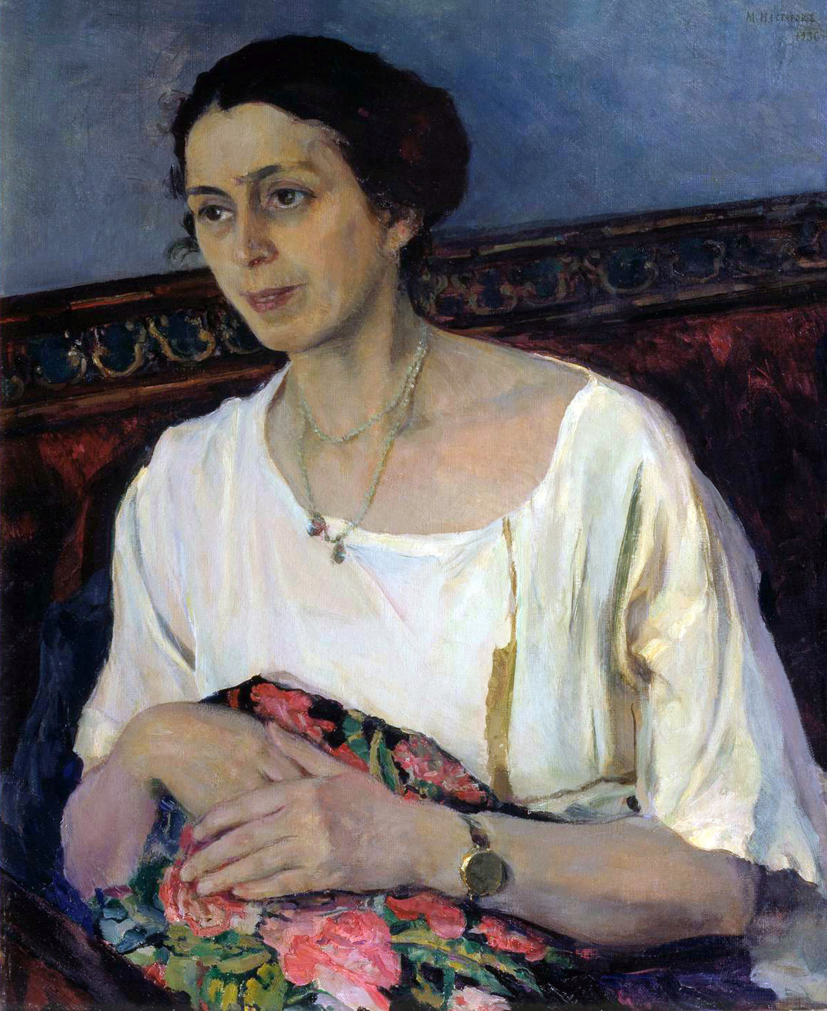 Portrait of E.P. Razumova by Mikhail Nesterov