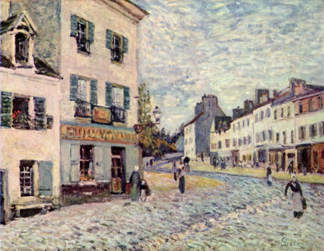 Street in Marly by Alfred Sisley