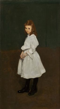 Little Girl in White (Queenie Burnett) by George Bellows