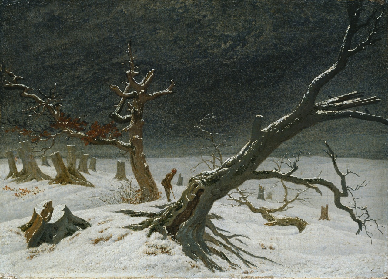 Winter Landscape by Caspar David Friedrich