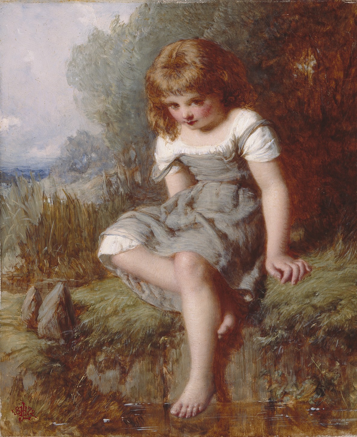 The Timid Bather, Henry Le Jeune