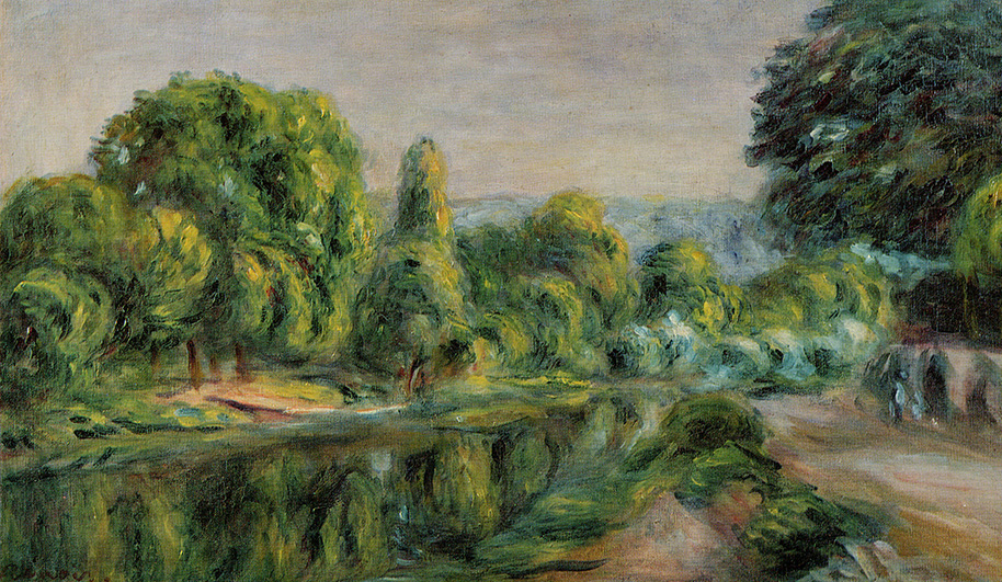 Le Bras vif à Croissy, Seine-et-Oise by Pierre-Auguste Renoir