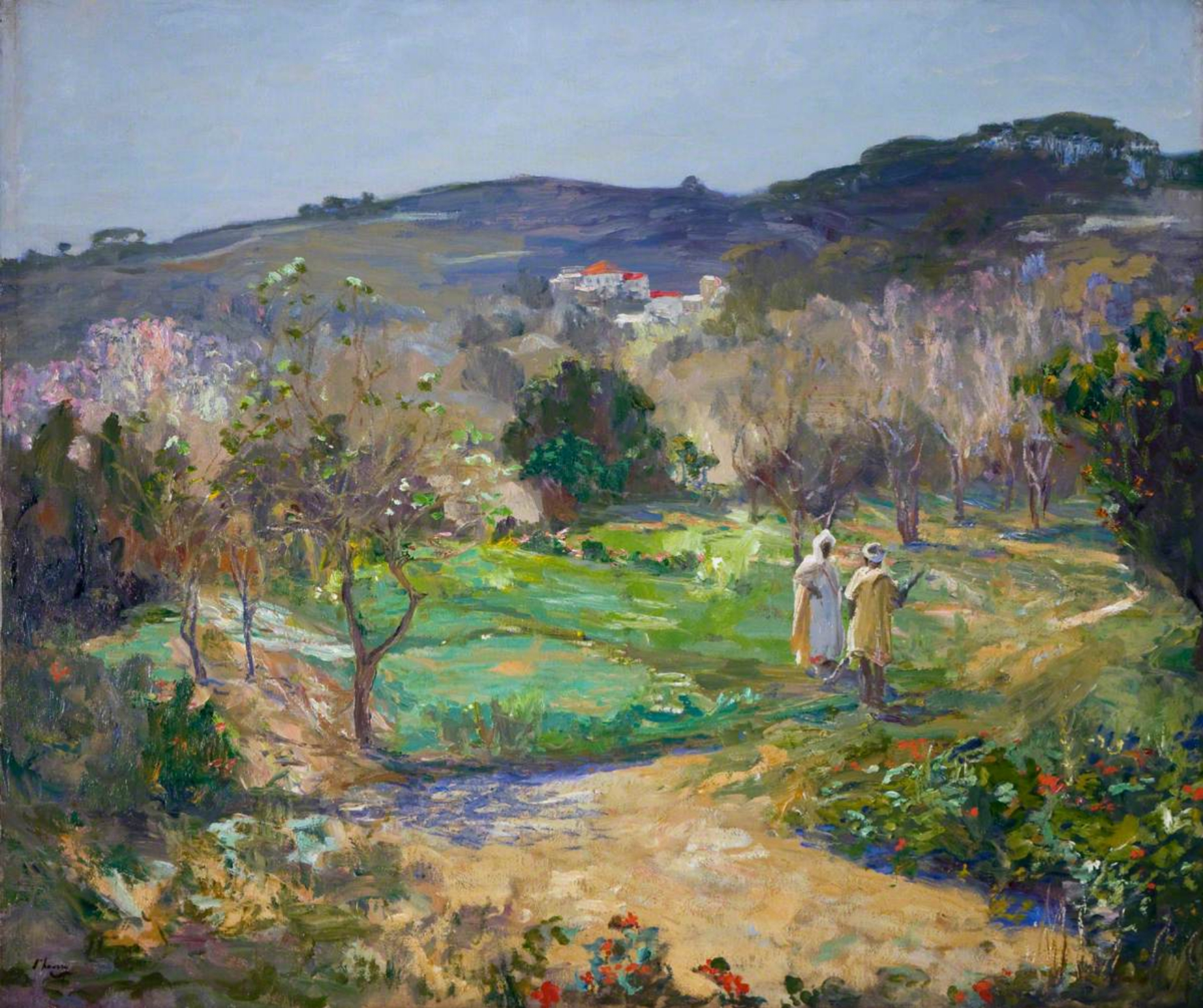 A Moorish Garden in Winter by John Lavery