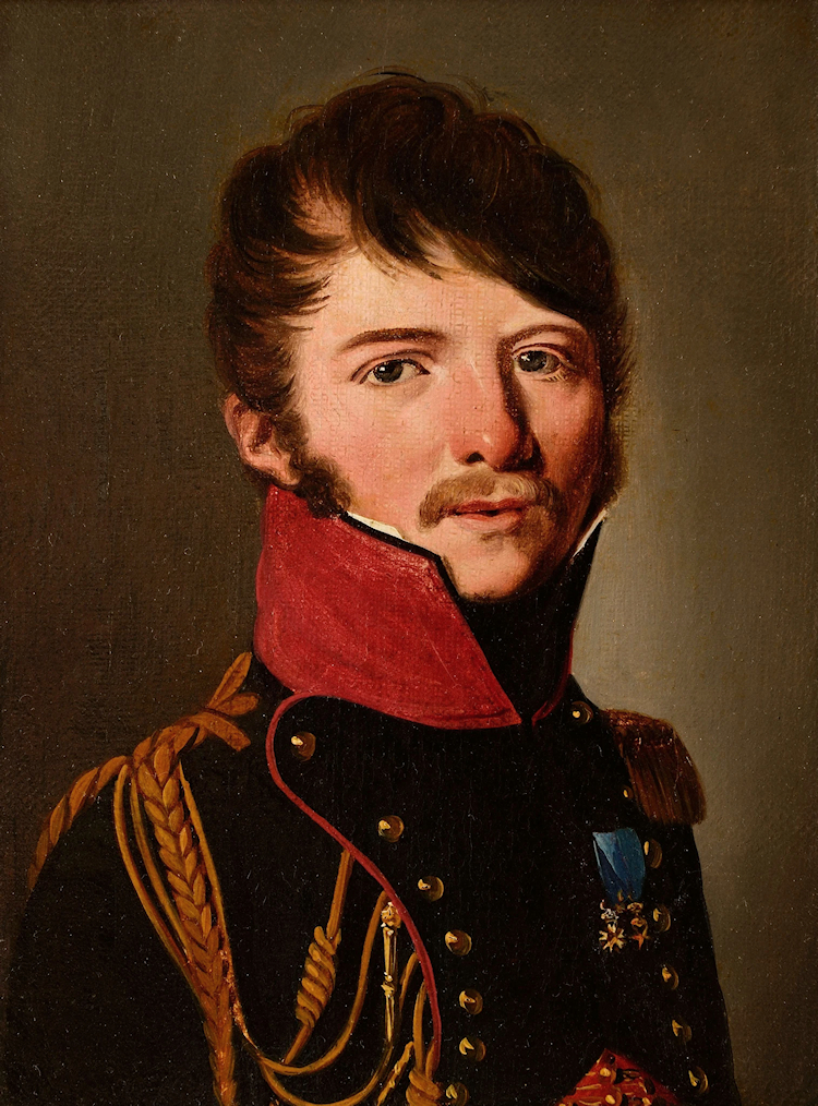 Portrait of a Soldier by Louis-Léopold Boilly