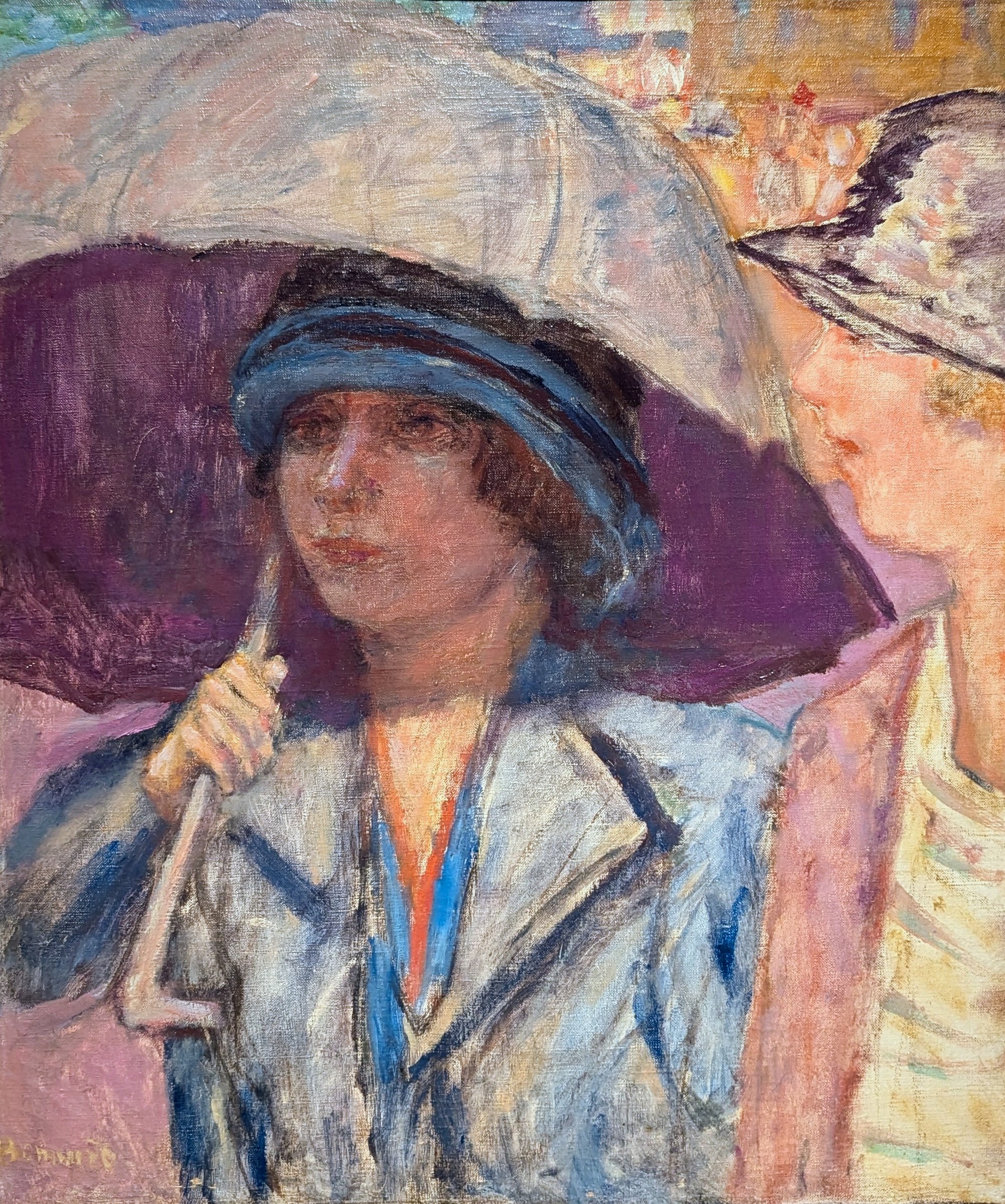 Femme avec un parapluie by Pierre Bonnard