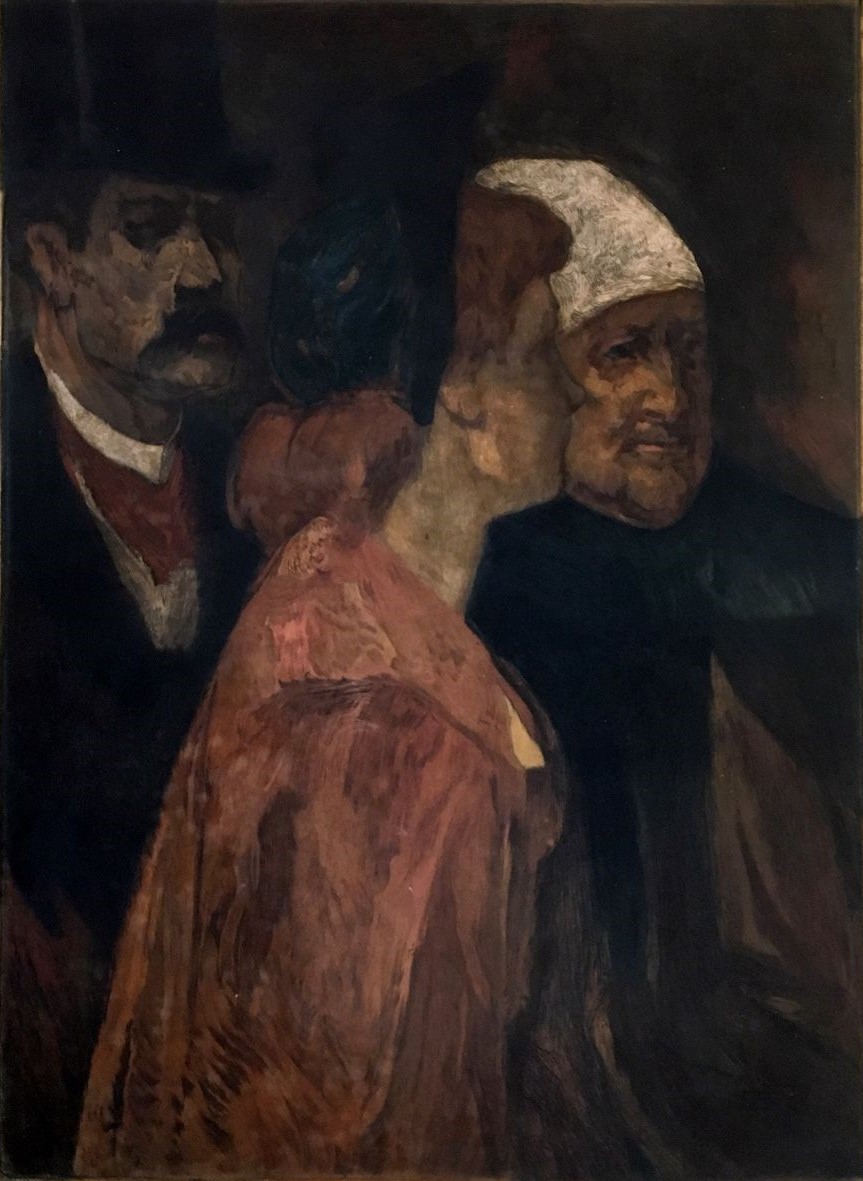 Les Trois Contemporains, Félicien Rops