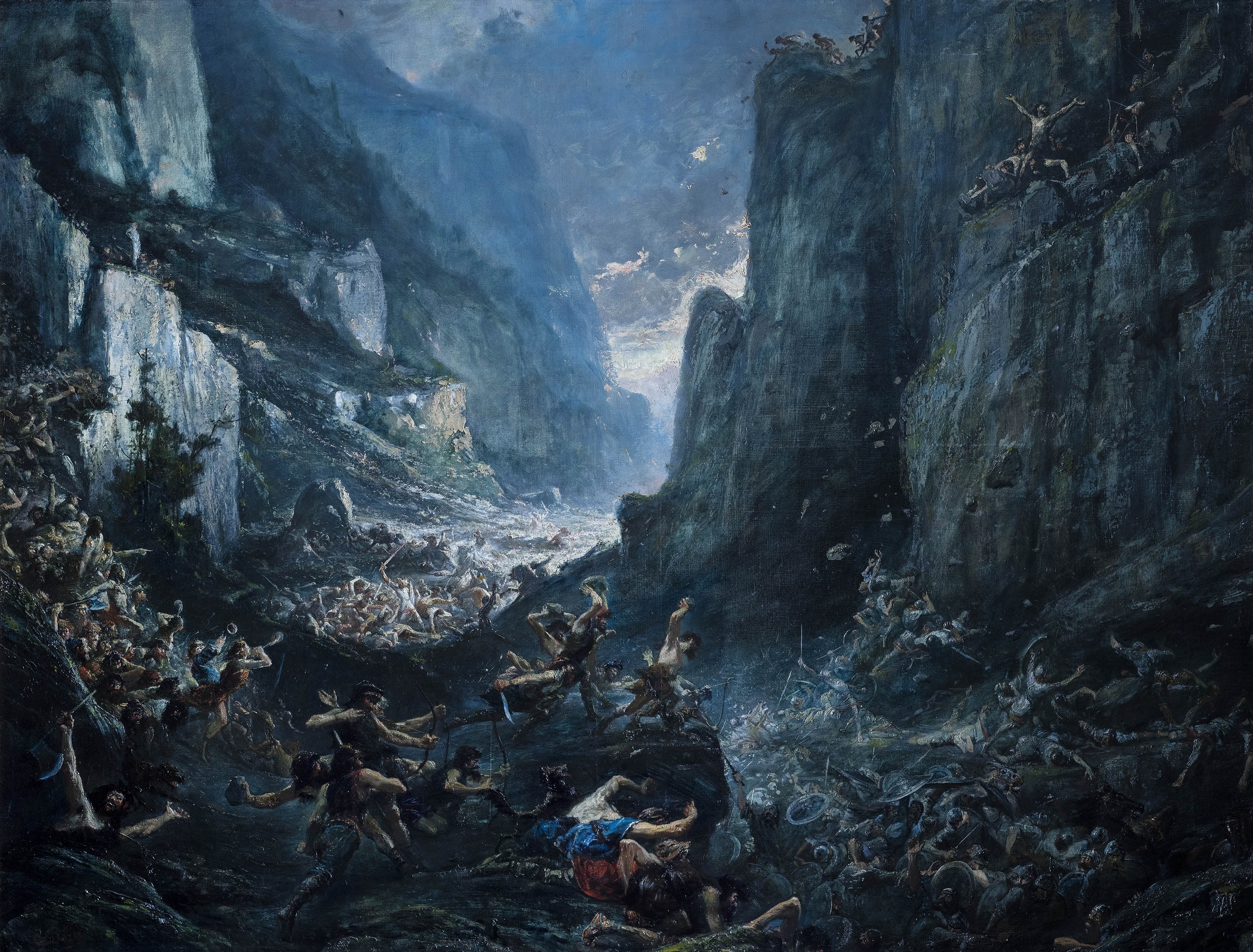 Roland à Roncevaux by Gustave Doré