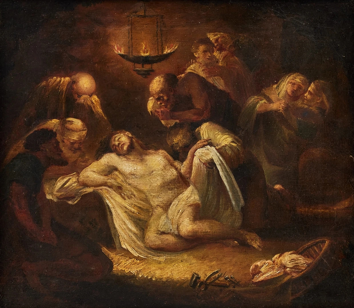 The Burial of Christ, Louis Masreliez