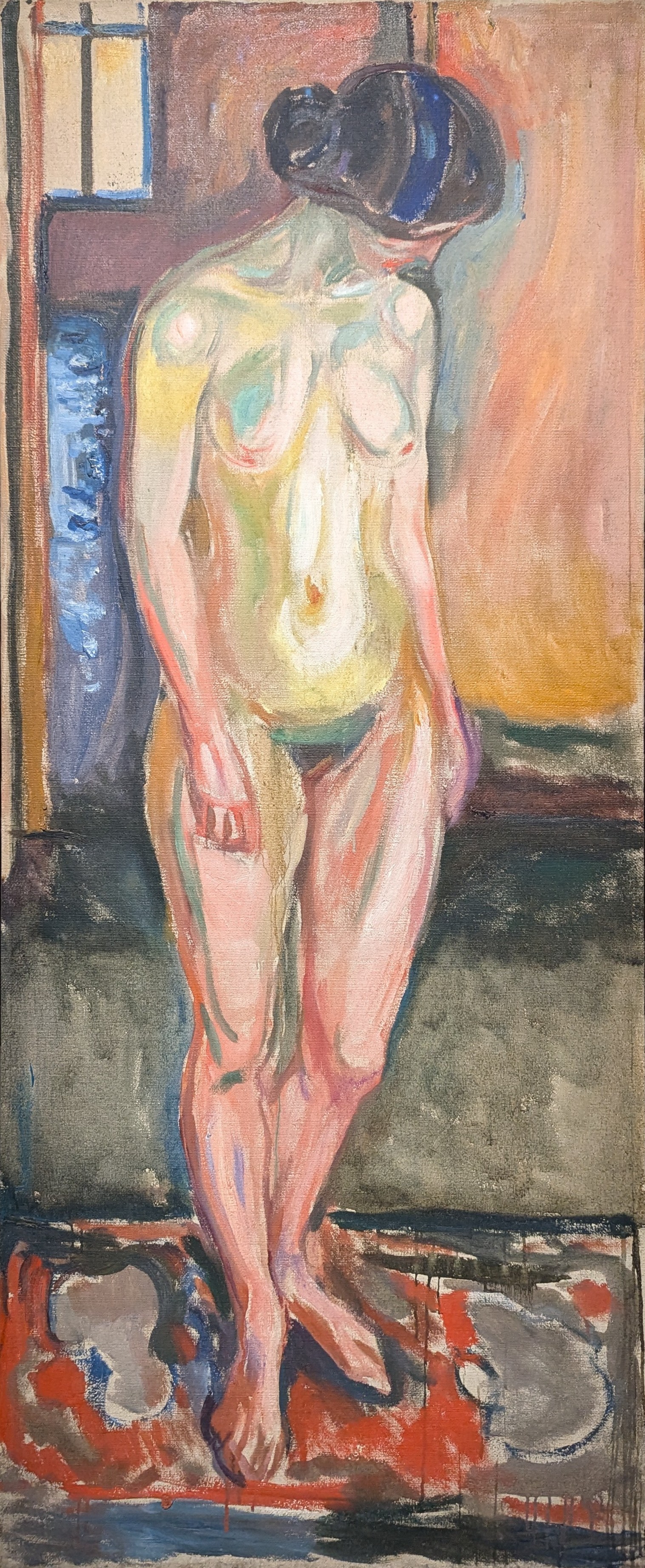 Standing Nude, Evening by Edvard Munch