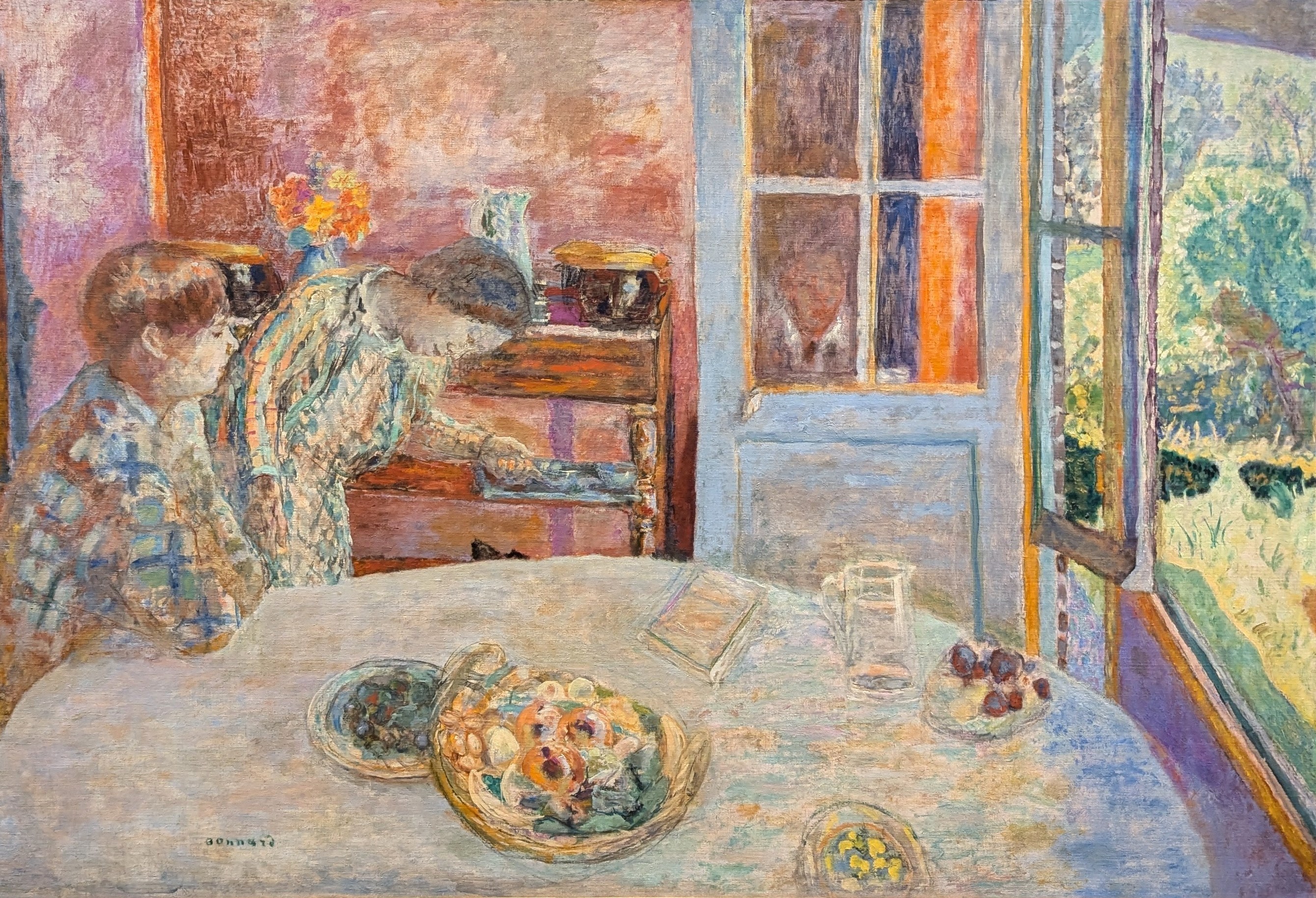 The Dining Room, Vernon by Pierre Bonnard