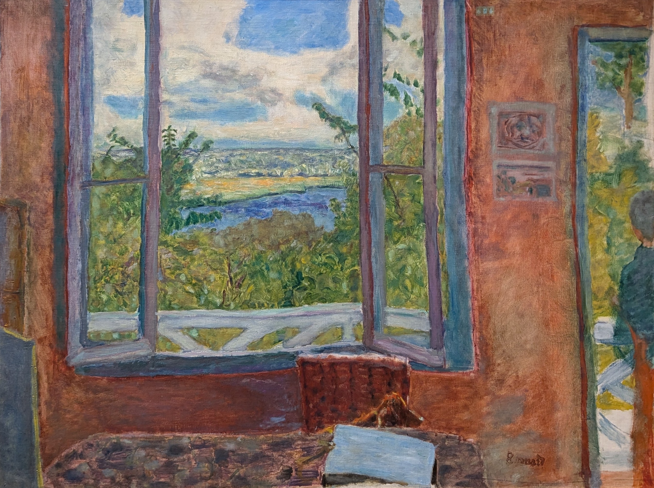 Fenêtre ouverte sur la Seine (Vernon) by Pierre Bonnard