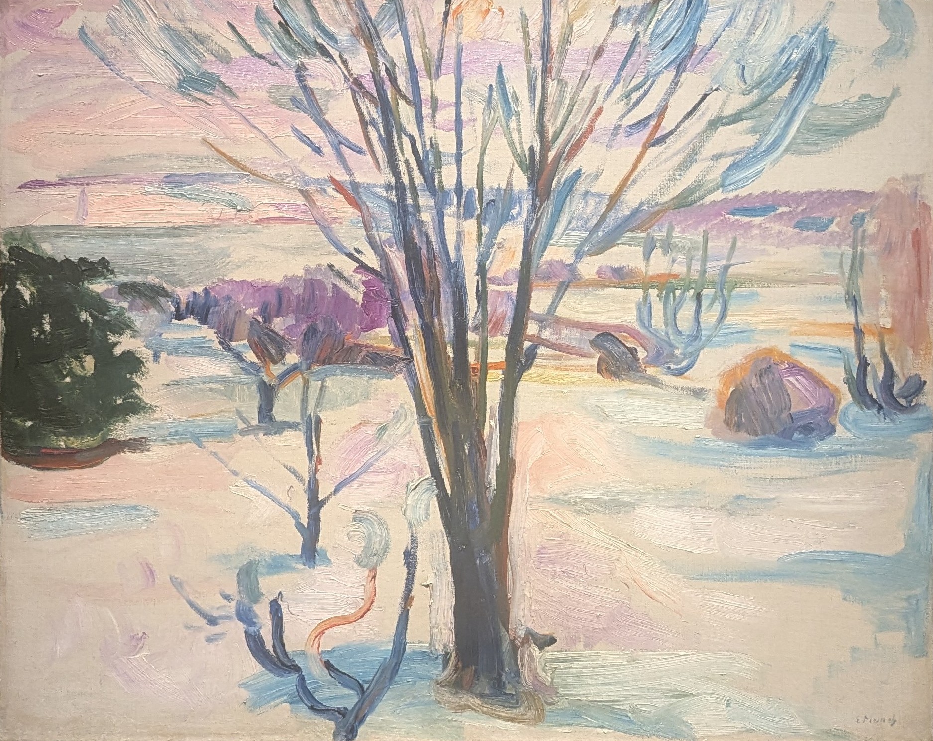 Snø by Edvard Munch