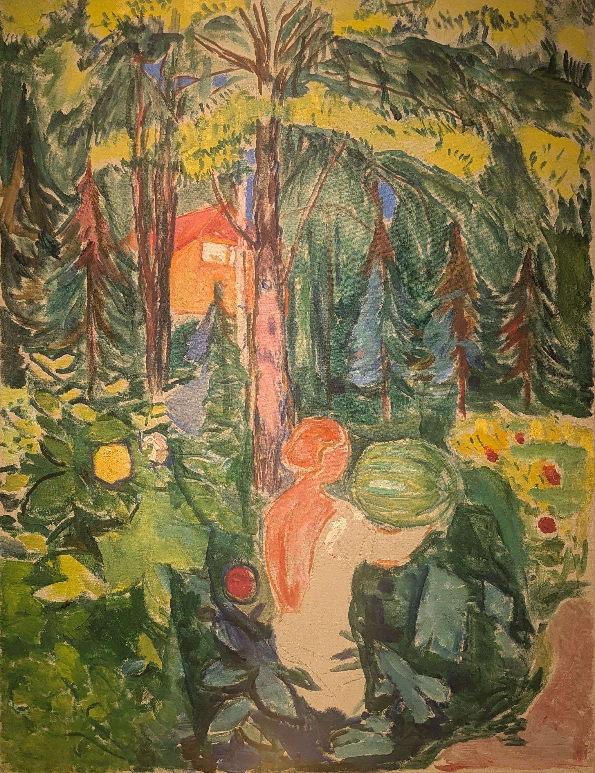 Kvinne med gresskar by Edvard Munch