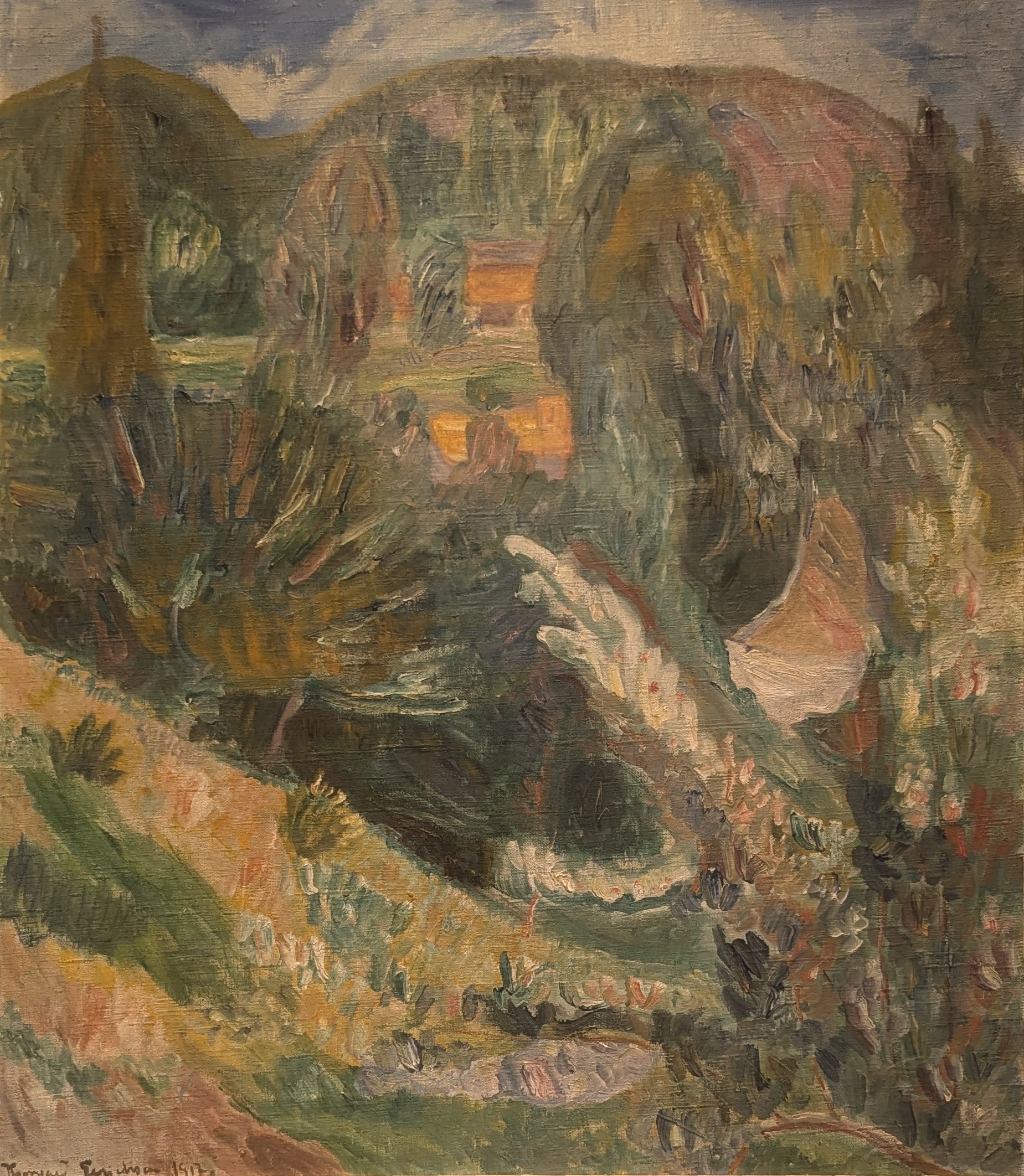 Sommerlandskap by Thorvald Erichsen