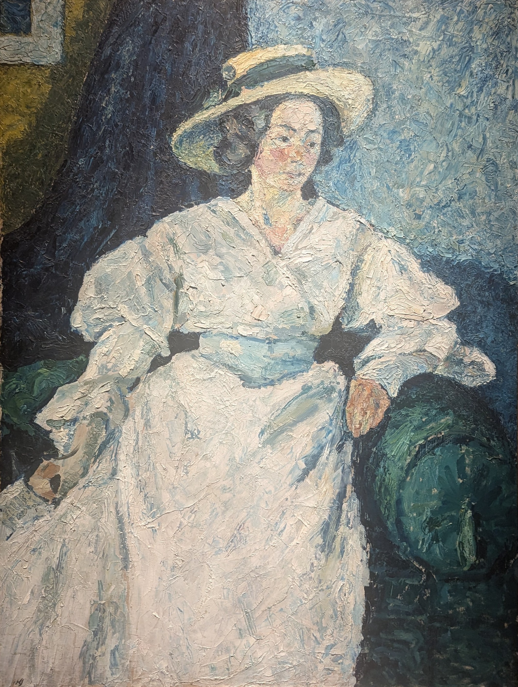 Portræt af en kvinde by Harald Giersing